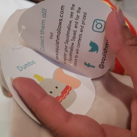 DISNEY© Squishmallows™ 7.5in - Dumbo™ - Picture 5 of 5